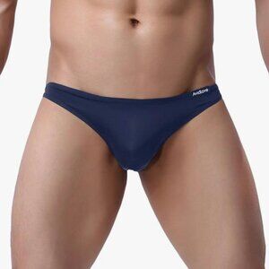 blue silky smooth bikini briefs